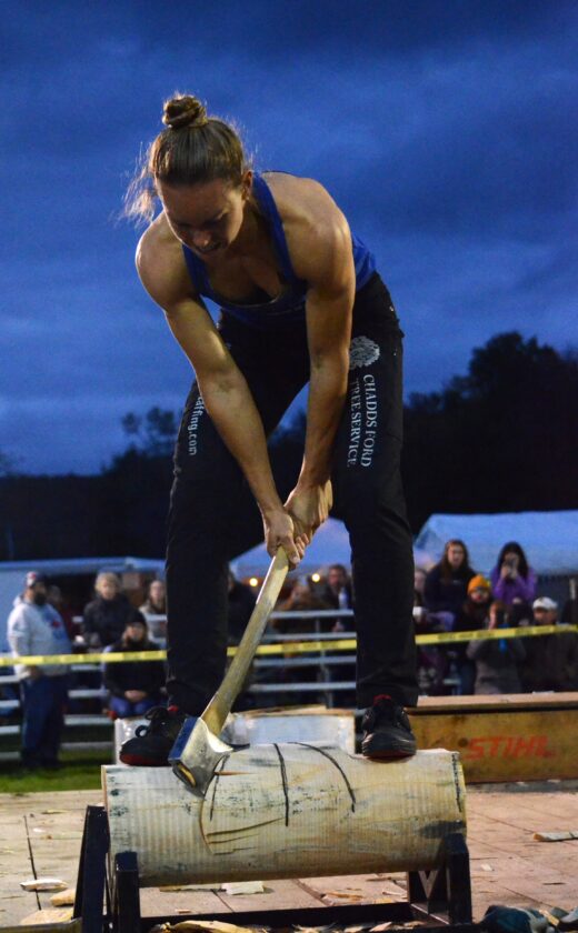 Lumberjack competition in the heart of the Allegheny National Forest